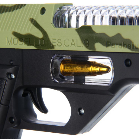 ИГРОЛЕНД Пистолет "Защитник", свет, звук, 3хАА, PP, 24,5x3,5х14,5 см, 3 дизайна