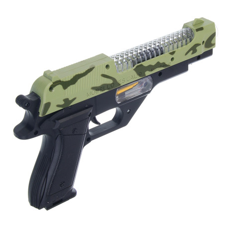 ИГРОЛЕНД Пистолет "Защитник", свет, звук, 3хАА, PP, 24,5x3,5х14,5 см, 3 дизайна