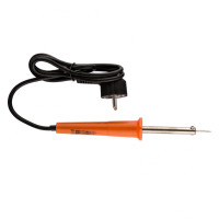 Ремонтный набор электрика 7 предметов: паяльник 30 Вт, припой, флюс, две отвертки, пинцет, подставка Sparta