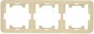 Makel Mimoza рамка СУ 3 мест. крем. (горизонт.) 32013