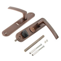 Ручки д/замка ЗВСП-ЗЩ-Д (левая) Меттэм (ком-т) крашенная  \10