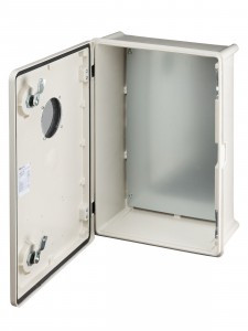 TDM щит (корпус) учета антивандальный ЩУ-0-3 (500х350х170) навесной, окно, GRP IK09 IP65 SQ0926-0103