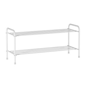 Подставка д/обуви Альфа32 (2полки) 87*30*40см (Белый) ПДОА32Б под заказ ЗМИ