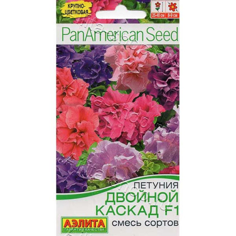 Семена Петуния Двойной каскад махровая смесь Аэлита Ц х10