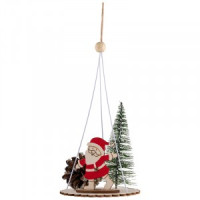 Украшение декоративное "Санта в лесу" SYMZPA-4423219 Волшебная страна