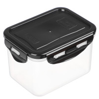 Контейнер герметичный для СВЧ с защелками, 0,63л, 130х100х85мм, пластик