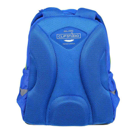 ДИНО БЭК ТУ СКУЛ Рюкзак шк. полужесткий 37х28х14см, 3отд., 2карм., эргон.спинка, ПЭ