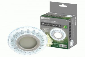 TDM Св-к св/д встр. СВ 03-07 MR16 50Вт G5.3 LED подсветка 3W зеркальный/хром SQ0359-0134