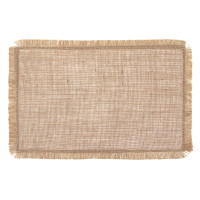 Подложка декоративная прямоугольная, 30x45см, джут, "ЭКО"
