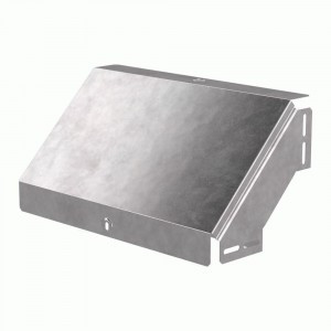 Промрукав Угол вертикальный внешний 90 градусов с крышкой Стандарт 500х80 PR16.0587