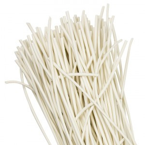 EKF термоусадка трубка ТУТ  2/1 белая в отрезках по 1м (уп.200м, цена за 1м) tut-2-w-1m