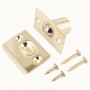 Фиксатор дверной Апекс R-0001 G с/шариком золото (200,20)