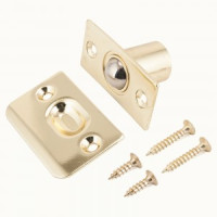 Фиксатор дверной Апекс R-0001 G с/шариком золото (200,20)