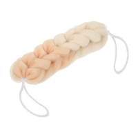 Мочалка полиэтилен &quot;Гигант&quot; косичка 31*6,5*6,5см, бежевая 41452 Банные штучки