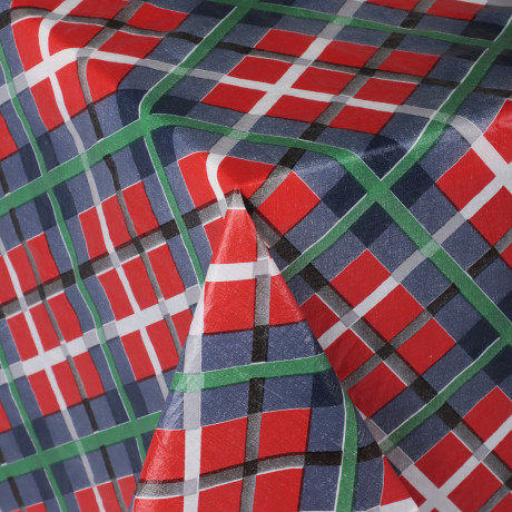 PROVANCE Щелкунчик Скатерть ПЕВА на текстильной основе, 132х178см, 50% полиэстер, 50% ПЕВА