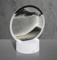 СТАРТ ночник Sands 10LED RGB серый песок d=16см (3xAA или 220V) 2реж, сенсор, пластик