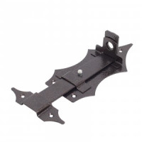 Засов Киров Секрет ЗД-14 а/медь с проушиной фигурный (25)