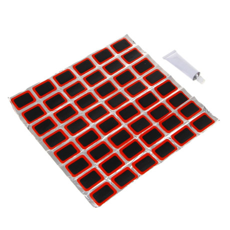 NG Заплатки для ремонта шин 48 предметов, прямоугольные, 35x25мм