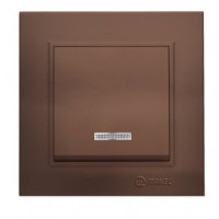 Makel Karea выкл. СУ 1 кл. коричн. (инд.) 56096021