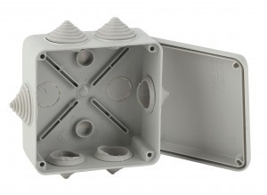 ЭРА кор. распред. 100х100х50мм ОУ 6 вводов с крышкой серая IP55 KORv-100-100-50-6g 9992