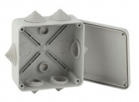 ЭРА кор. распред. 100х100х50мм ОУ 6 вводов с крышкой серая IP55 KORv-100-100-50-6g 9992