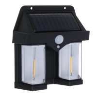 ЕРМАК Светильник уличный настенный, вольфрамовая,3 режима,800мАч,пластик,солн. батарея,138х46х160 мм