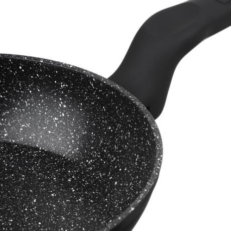 SATOSHI Стоун Сковорода литая d20см, антипригарное покрытие Мрамор, индукция