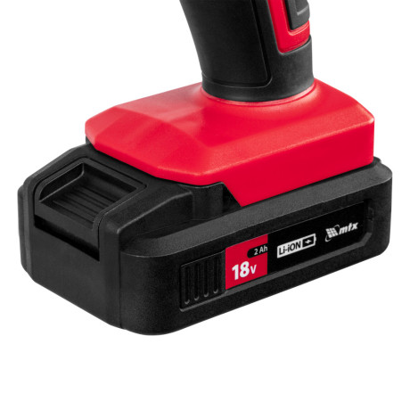 Дрель-шуруповерт аккумуляторная MCDL-18-02, Li-Ion, 18 В, 2 акк. MTX