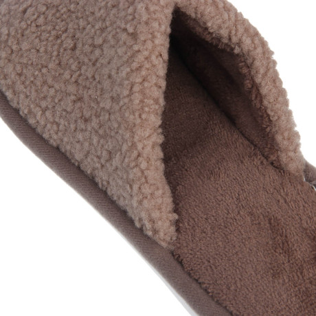 Обувь домашняя, размер 40-41, цвет бежевый, #1