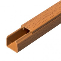 Промрукав Кабель-канал бук 2-й замок в п/э 16х16 (120м/уп) 025427