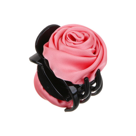 ВСЁГАЗИН Краб для волос, пластик, полиэстер, 5,5см, 3 цвета, ВГ22-56