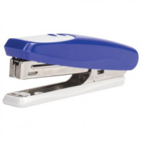 Степлер BRAUBERG "Germanium", №10, до 12л., пласт. корпус, метал. механизм, синий,