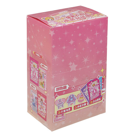 Наклейки для творчества "Модница", бумага, PET, PVC, 19,5х12см, 4 дизайна