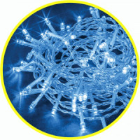 Гирлянда-нить 100LED син. 6,5м., 8реж., проз.пвх IP20 NGF-S01-100B-5-6.5m Navigator 61809