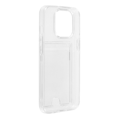 ВСЁГАЗИН Чехол для смартфона Прозрачный, iP - 13 pro, картхолдер, силикон