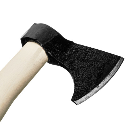 Топор кованый, в сборе, 700/950 г, деревянное топорище, 400 мм, таежный "Олень"