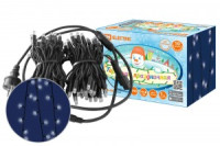 Гирлянда-нить ул. СГУ100Б10 100LED 6500К 10м., мерц. кауч.чер., соед. до 10мод. IP65 TDM SQ0361-0043