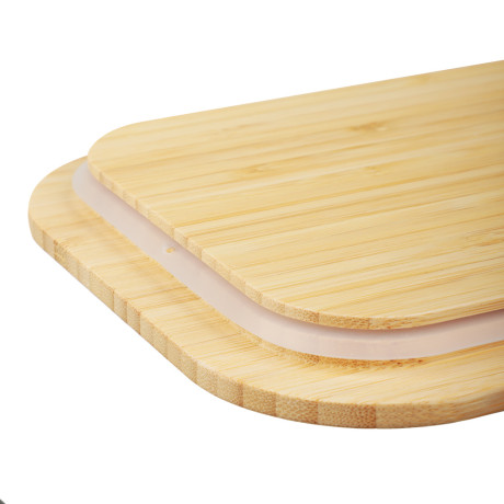 VETTA Контейнер для продуктов 600мл, крышка бамбук, жаропрочное стекло