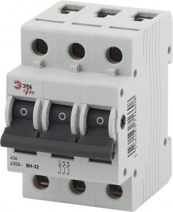 ЭРА PRO NO-902-96 Выключатель нагрузки (мини-рубильник) ВН-32 3P 40A (4/60/1080)