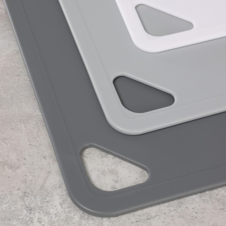 SATOSHI Ланьон Набор досок разделочных 3шт 36x25x0,6 см; 29x20x0,5 см; 23x16x0,4 см, пластик