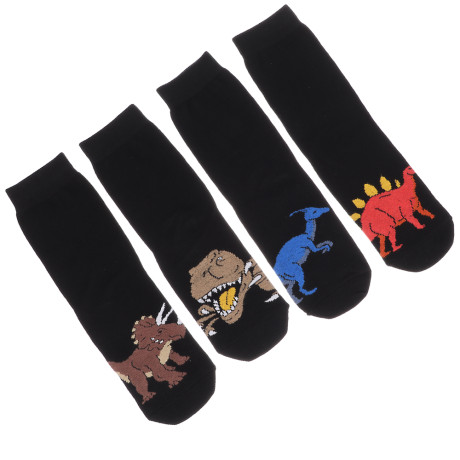 GALANTE Набор детских носков 2 пары, р.20-22/р.22-24 71% хлопок, 24% полиэстер, 5% спандекс, 4 диз.