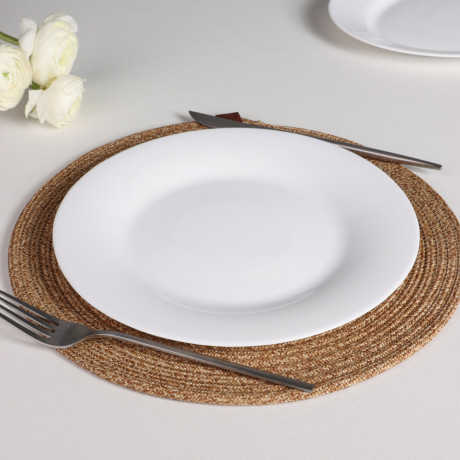 MILLIMI Белана Тарелка подстановочная, опаловое стекло, 25,5см