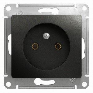 Systeme Electric GLOSSA мех. роз. СУ 1 мест. антрацит (пл.осн.) GSL000741 (20!)