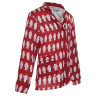 Пижама "Card" red, женская, красный с рисунком, разм. one size