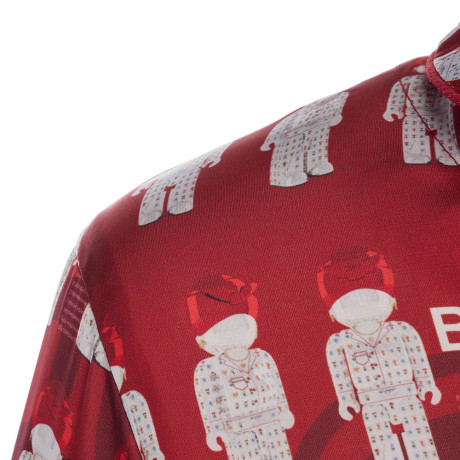 Пижама "Card" red, женская, красный с рисунком, разм. one size