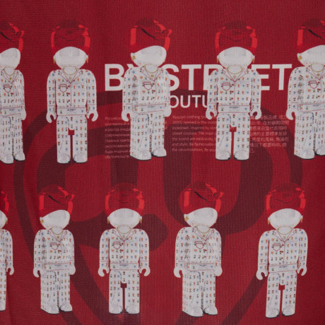 Пижама "Card" red, женская, красный с рисунком, разм. one size