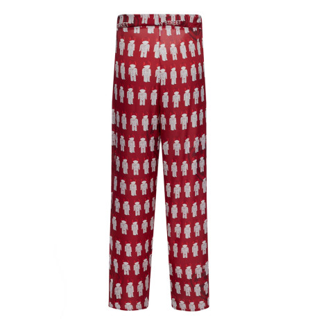 Пижама "Card" red, женская, красный с рисунком, разм. one size