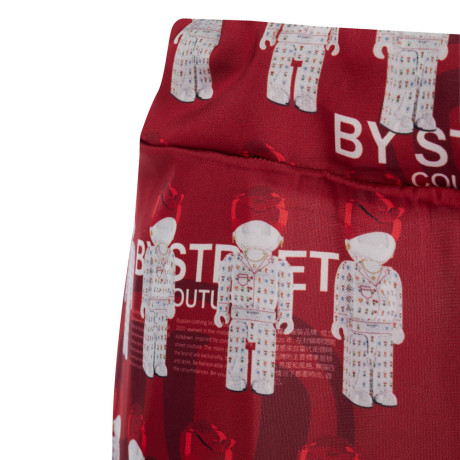 Пижама "Card" red, женская, красный с рисунком, разм. one size