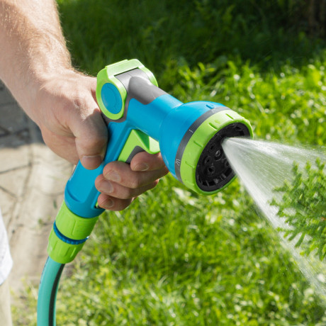 Пистолет-распылитель, 8 режимов, регулируемый, с курком, LUXE Palisad