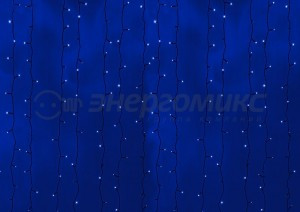"Гирлянда-занавес ул. Св/д дождь 2х3м/20нит., черн.провод, СИНИЕ 760LED 235-143 Neon Night